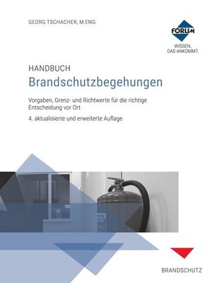 cover image of Handbuch Brandschutzbegehungen